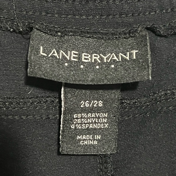 Lane Bryant Pull On Zipper Ankle Pants - Picture 4 of 4